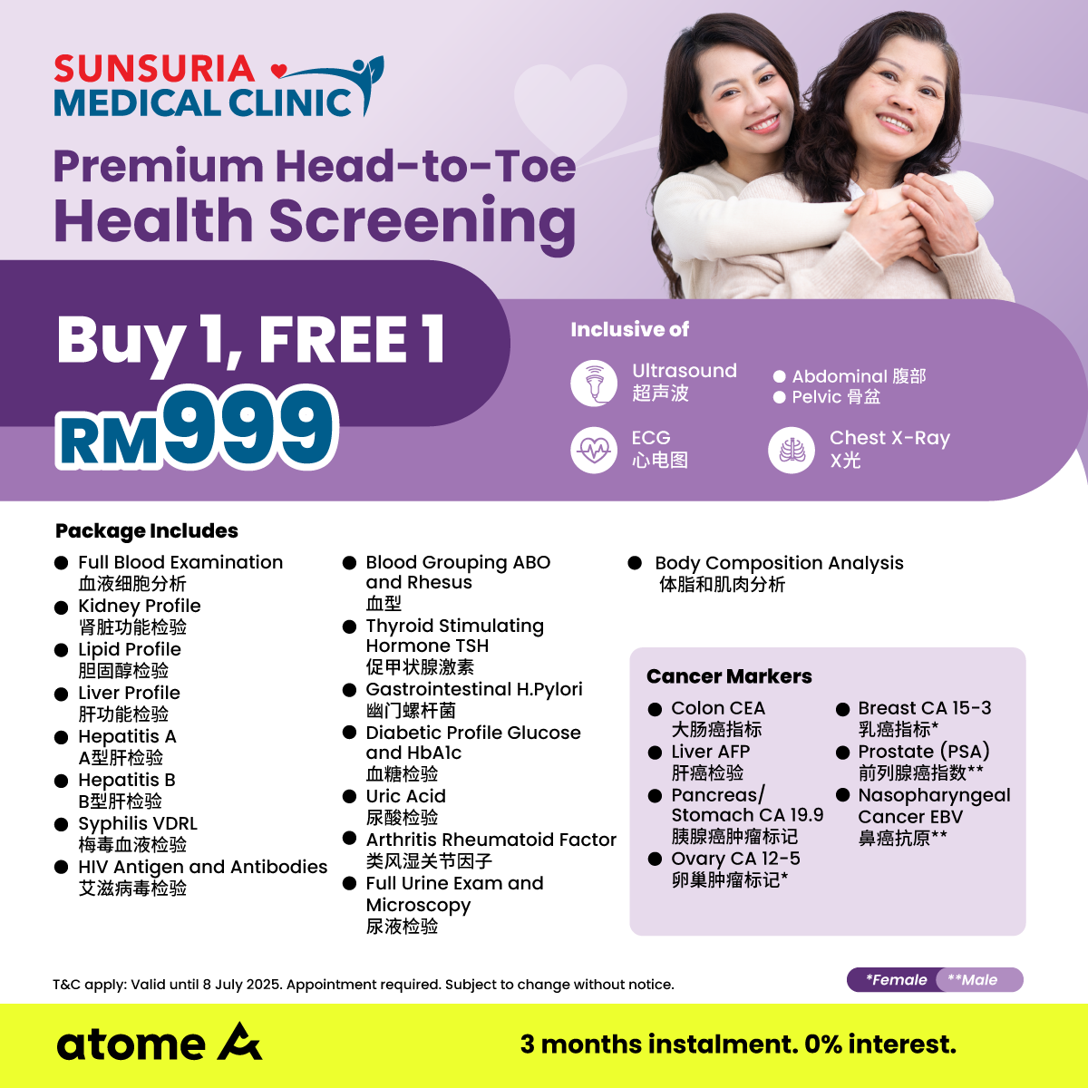 Sunsuria Medical Clinic - Affordable Clinic for Health Screening & X-ray in Sepang, Nilai